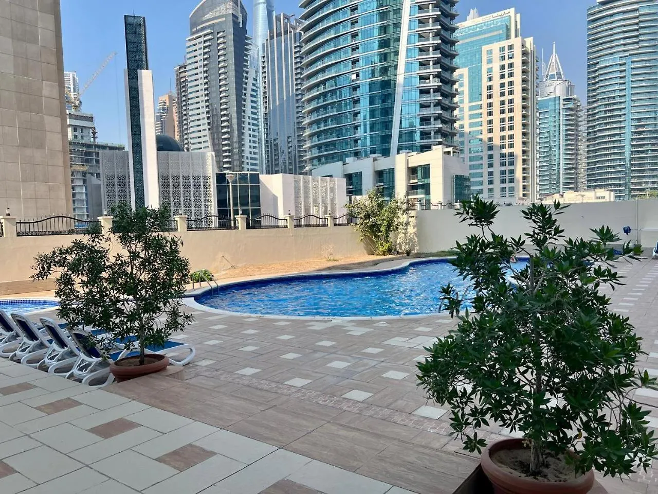 Apartamento White Sage Stunning New Studio In Marina Dubai