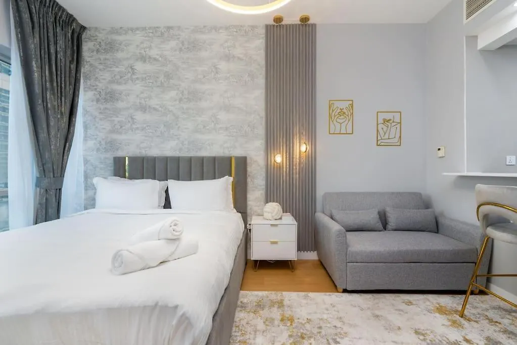 White Sage Stunning New Studio In Marina Dubai Apartamento