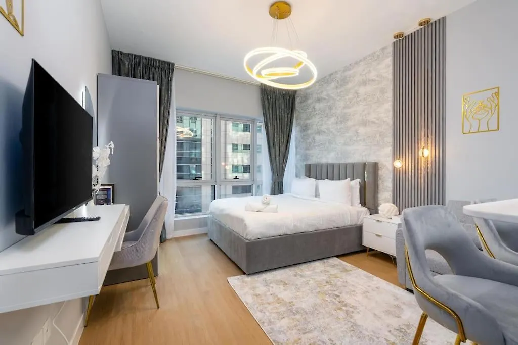 Apartamento White Sage Stunning New Studio In Marina Dubai